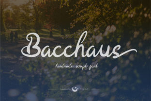Bacchaus Script: The Classy Handwritten Font for Timeless Branding