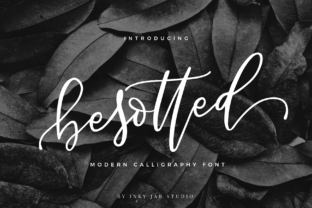 Besotted Script: A Feminine Calligraphy Font for Modern Branding
