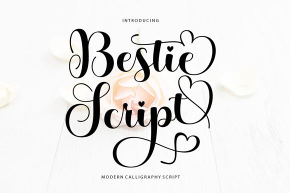 Bestie Script: A Modern Font for Handmade Branding