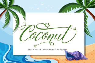 Coconut Script: A Modern Calligraphy Font for Elegant Designs