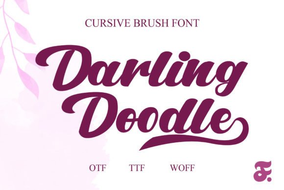 Darling Doodle Script: A Whimsical Font for Modern Designers