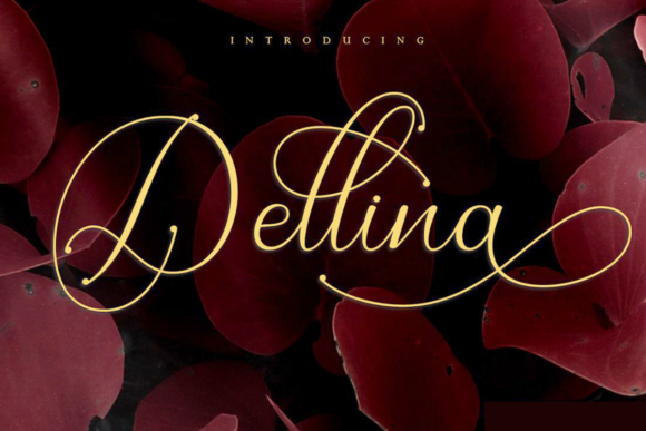 Dellina Script: Your Go-To for Romantic & Elegant Design