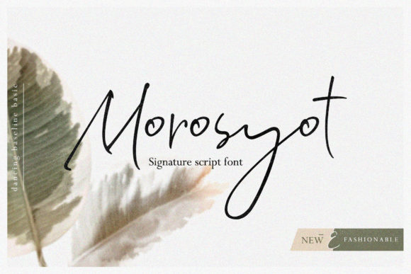 Give Your Brand a Voice: The Elegance of Morosyot Script