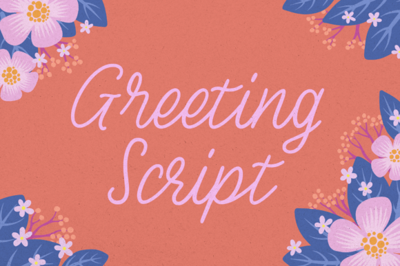 Greeting Script: A Hand-Lettered Font for Authentic Designs