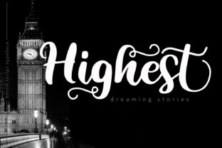 Highest Script: A Modern Handwritten Font for Elegant Designs