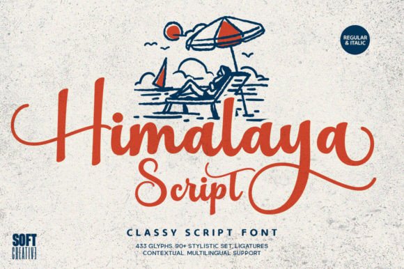 Himalaya Script: A Warm Calligraphic Font for Modern Design