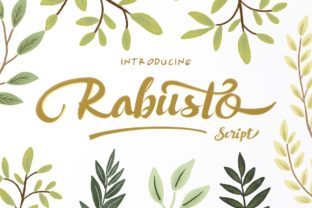 Rabusto Script: A Sweet and Lovely Font for Creative Projects