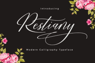 Restiany Script: A Handwritten Font with Modern Character
